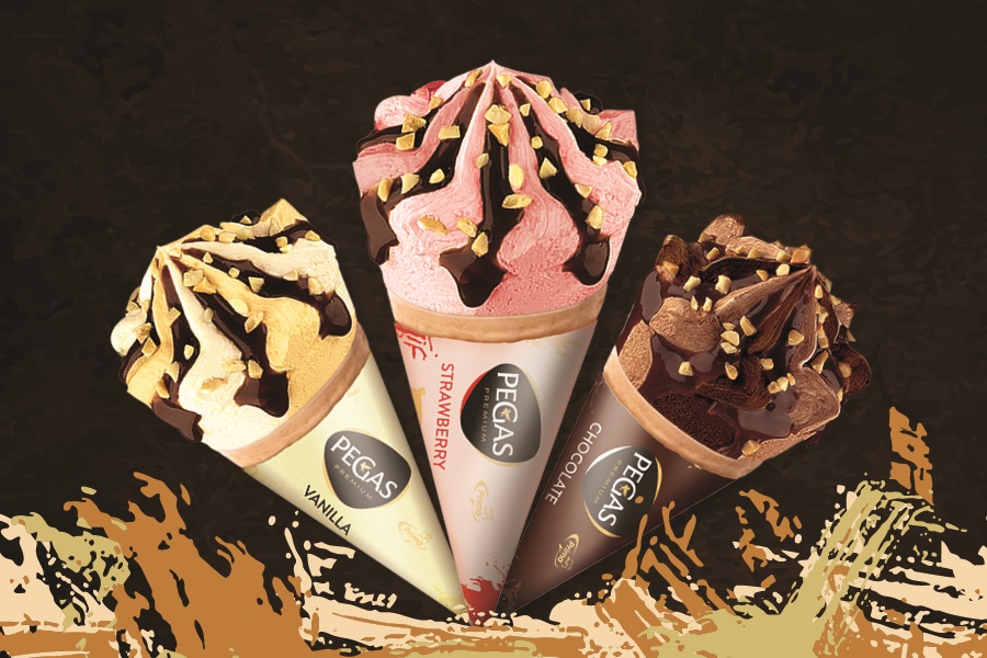 Pegas Premium | smotanová zmrzlina v kornúte