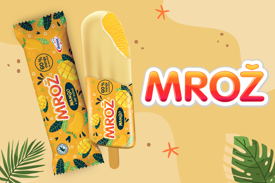 Mrož mango v bielej čokoláde | 500050