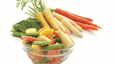 Mrazená zelenina plná vitamínov