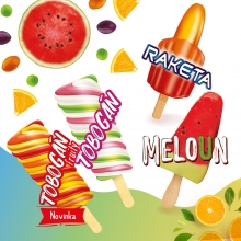 Prima zmrzlina | Tobogán Fruity, Tobogán, Raketa a Melón