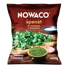 Nowaco špenát so smotanou a acensakom 400g