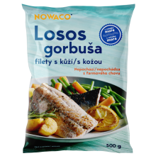 Nowaco | Losos gorbuša filety s kožou MSC | 162006