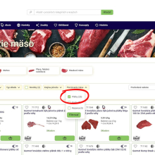 mojBidfood.sk | kategórie produktov s vyfiltrovaným steakovým mäsom