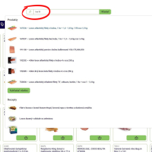 mojBidfood.sk | vyhľadávanie s našepkávačom (stačí napísať začiatky slov)