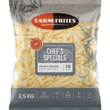 450828 | Chef's Specials crispy coated Fries 10 mm Skin on
