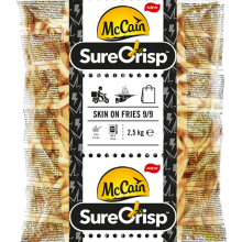 452095 | McCain zaručene chrumkavé hranolky so šupkou 9 x 9 mm