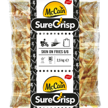 452096 | McCain zaručene chrumkavé hranolky so šupkou 6 x 6 mm