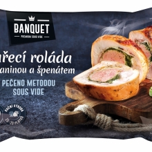 Kuracia roláda so špenátom a slaninou Sous Vide Retail