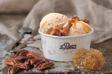 La Panna | Pekanový orech s medom – vynikajúíca smotanová zmrzlina s medovým toppingom a kúskami pekanových orechov | 520404