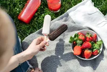 Mrož Jahodový s tvarohom