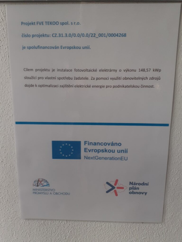 projekt FVE Tekoo spol. s r.o.