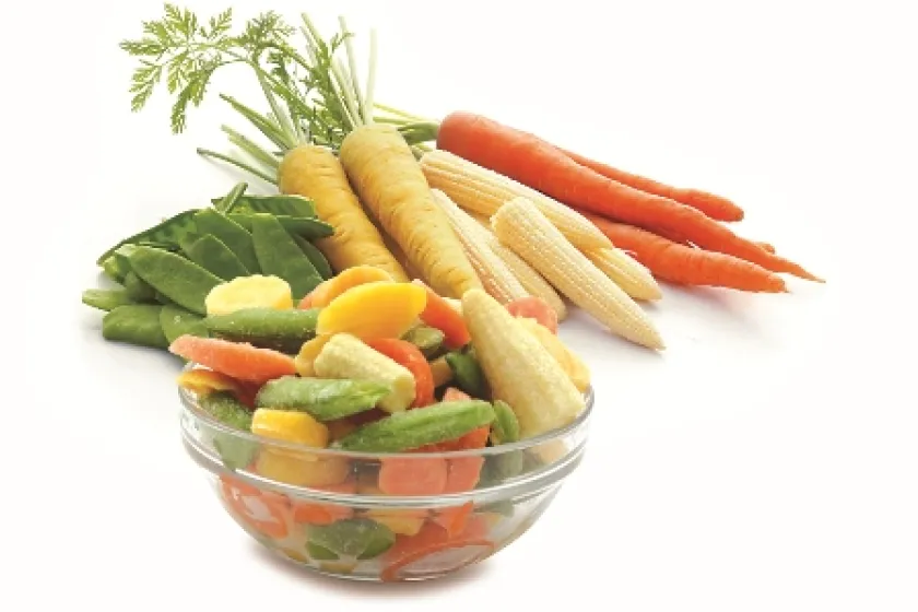 Mrazená zelenina plná vitamínov