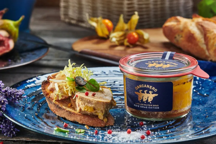 Delikátne foie gras Cancanero