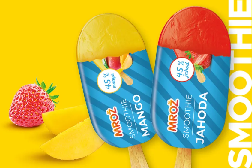 Prima zmrzlina Mrož – z ovocia a tvarohu
