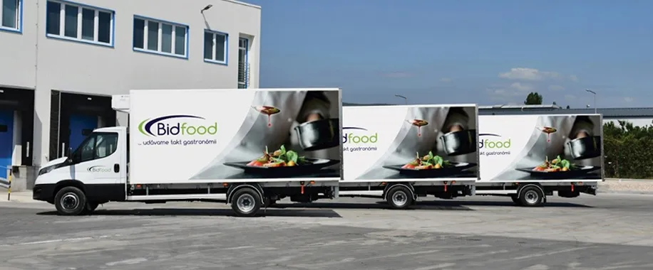 Distribučné autá Bidfood