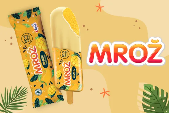 Mrož mango v bielej čokoláde | 500050