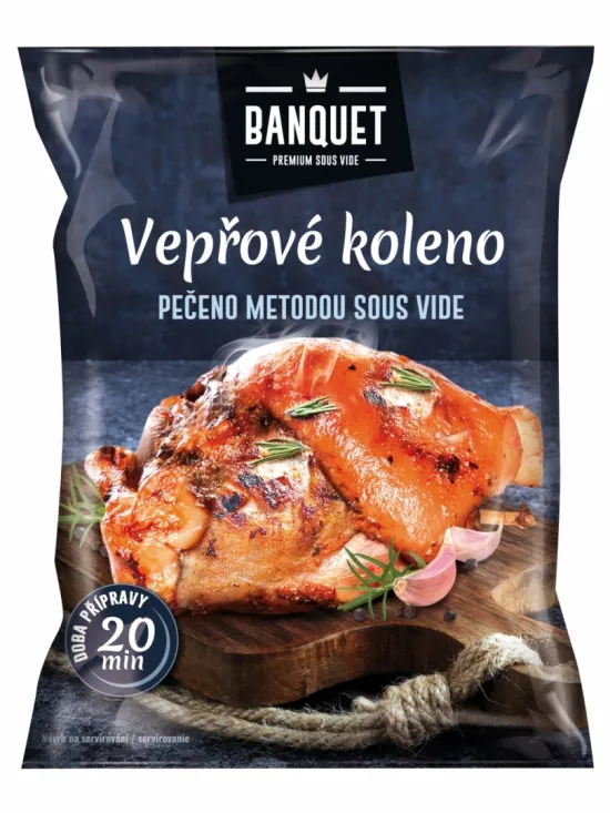 Bravčové zadné koleno s kosťou Sous Vide Retail