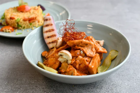 Vegan á la stroganov